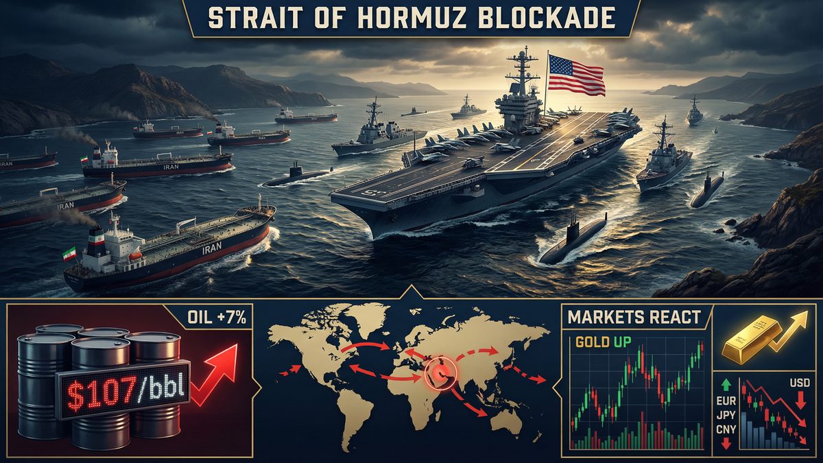 What Does America Gain from the Strait of Hormuz Blockade? Global Market Impacts