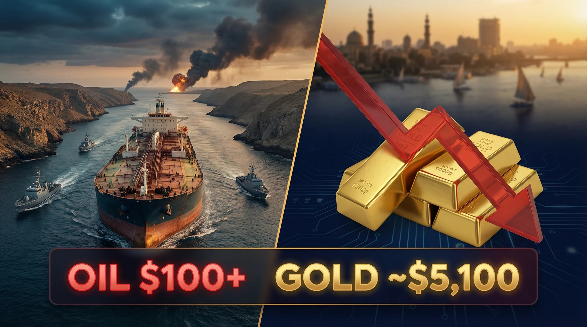 Hormuz Crisis and Gold in Egypt: What Does the Oil Surge Mean for Your Portfolio?