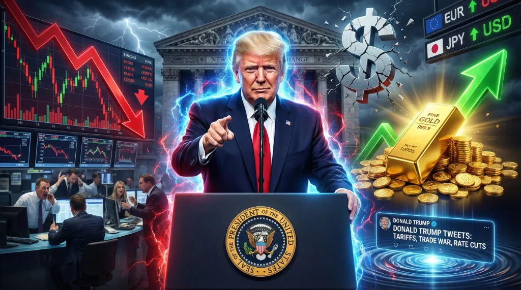 Tweet Earthquakes: How US Presidential Statements Reshape Financial and Gold Markets?